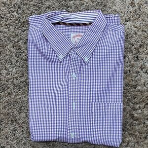 Purple Gingham Men's Shirt